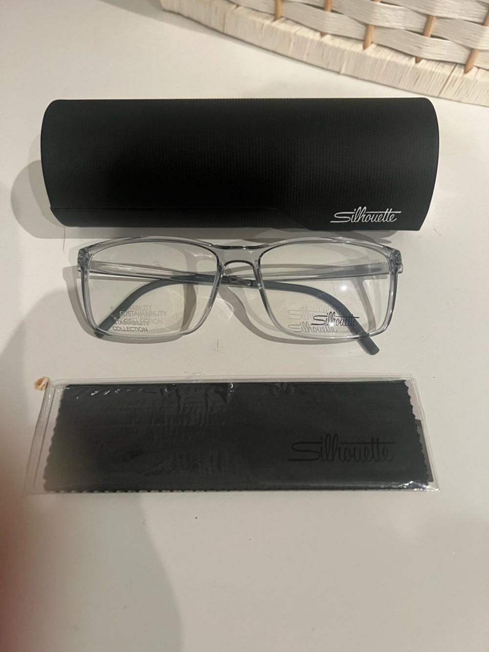 NEW SILHOUETTE SPX GREEN + 2972 57 16 145 AUTHENTIC FRAMES EYEGLASSES CLEAR New